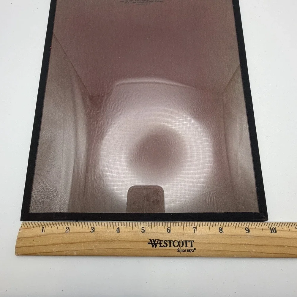 Vtg Ansco A-7 Red Safelight Glass Filter w/ Envelope Darkroom‎ Photography USA